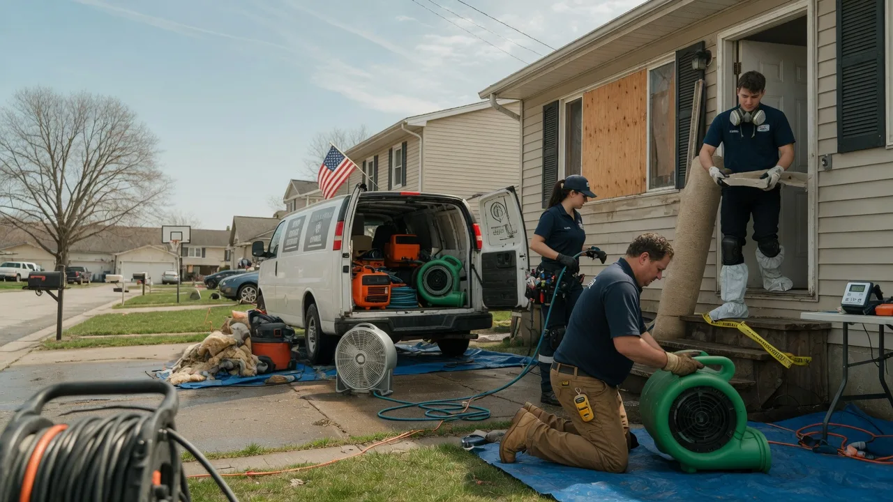 Water Damage Restoration in Three Lakes, WI near me